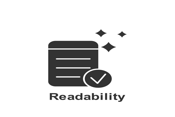 Word readability and page stands for writing readable online content.