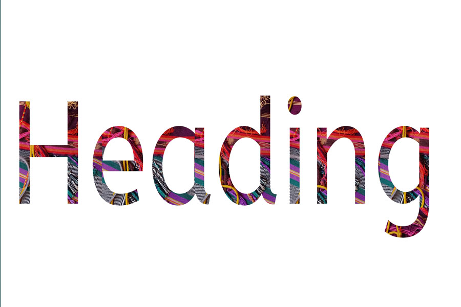 Heading text stands for home care content headings.